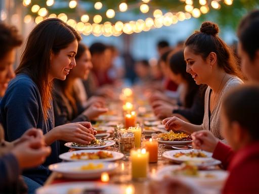 Multicultural community gathering and cultural exchange event in Dublin
